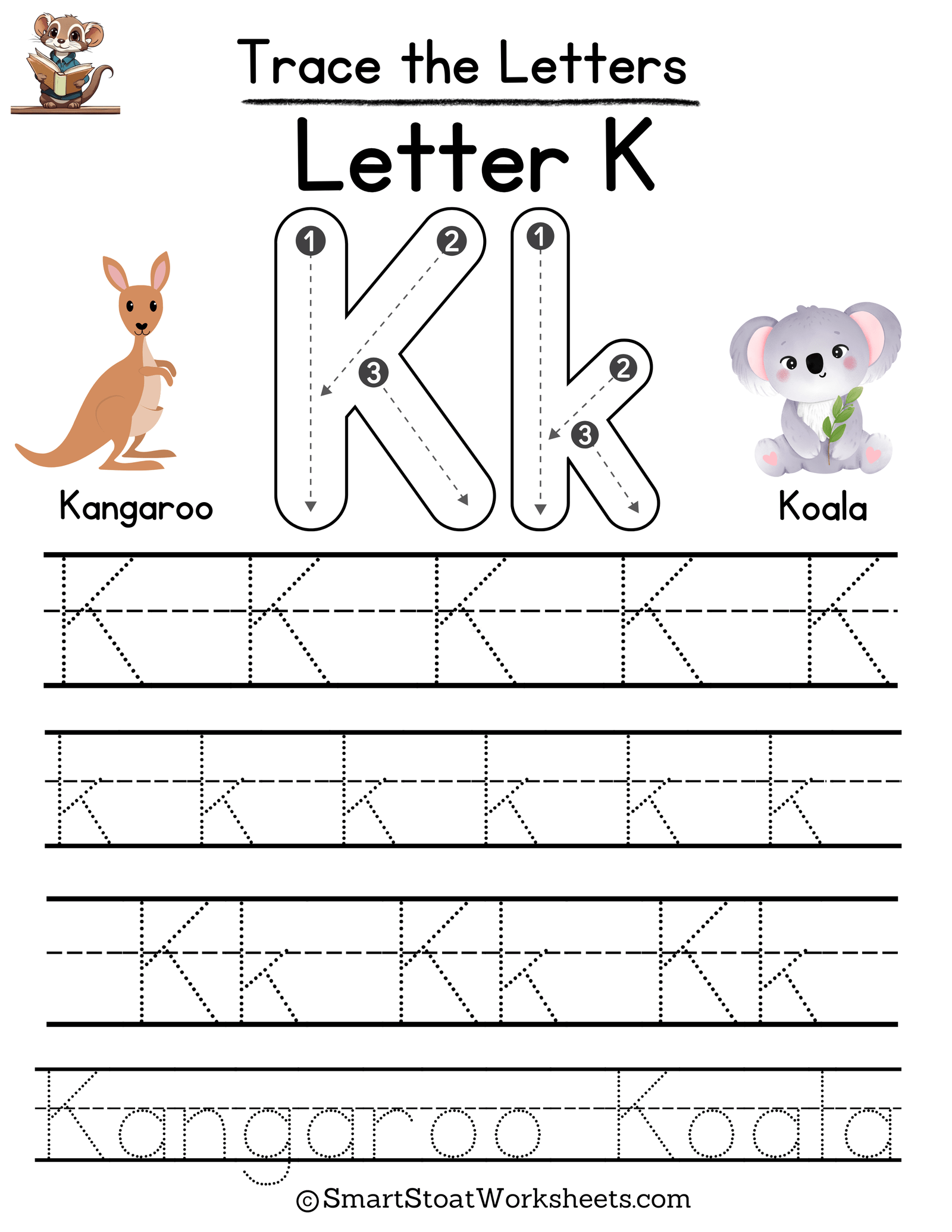 Letter K Worksheet Kindergarten