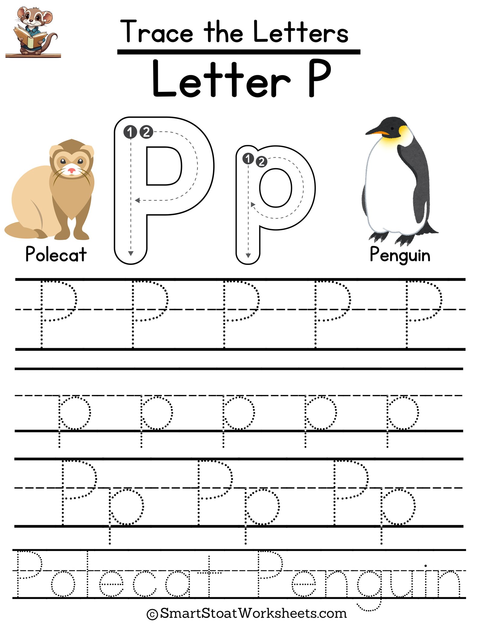 letter p worksheet