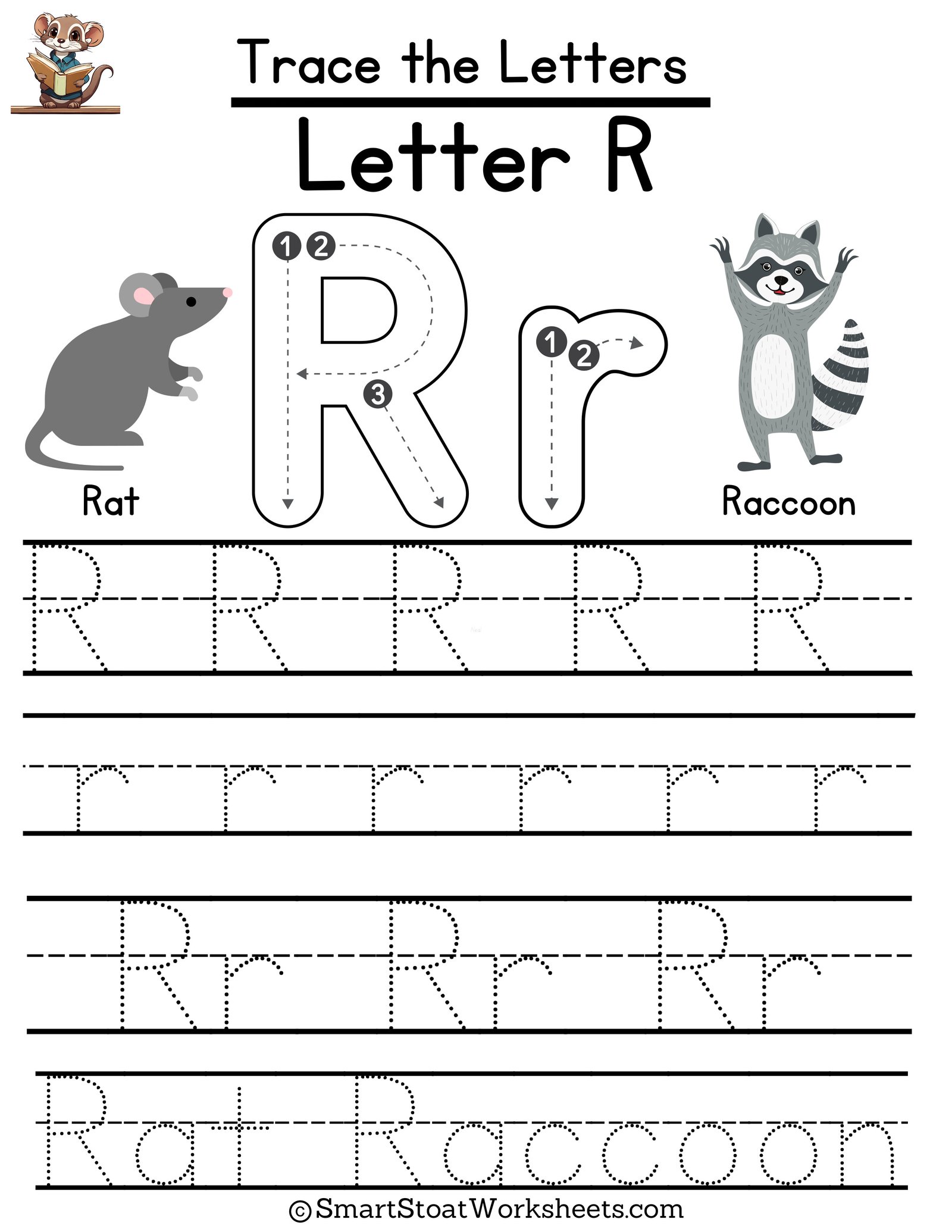 Letter R Worksheet for Preschool