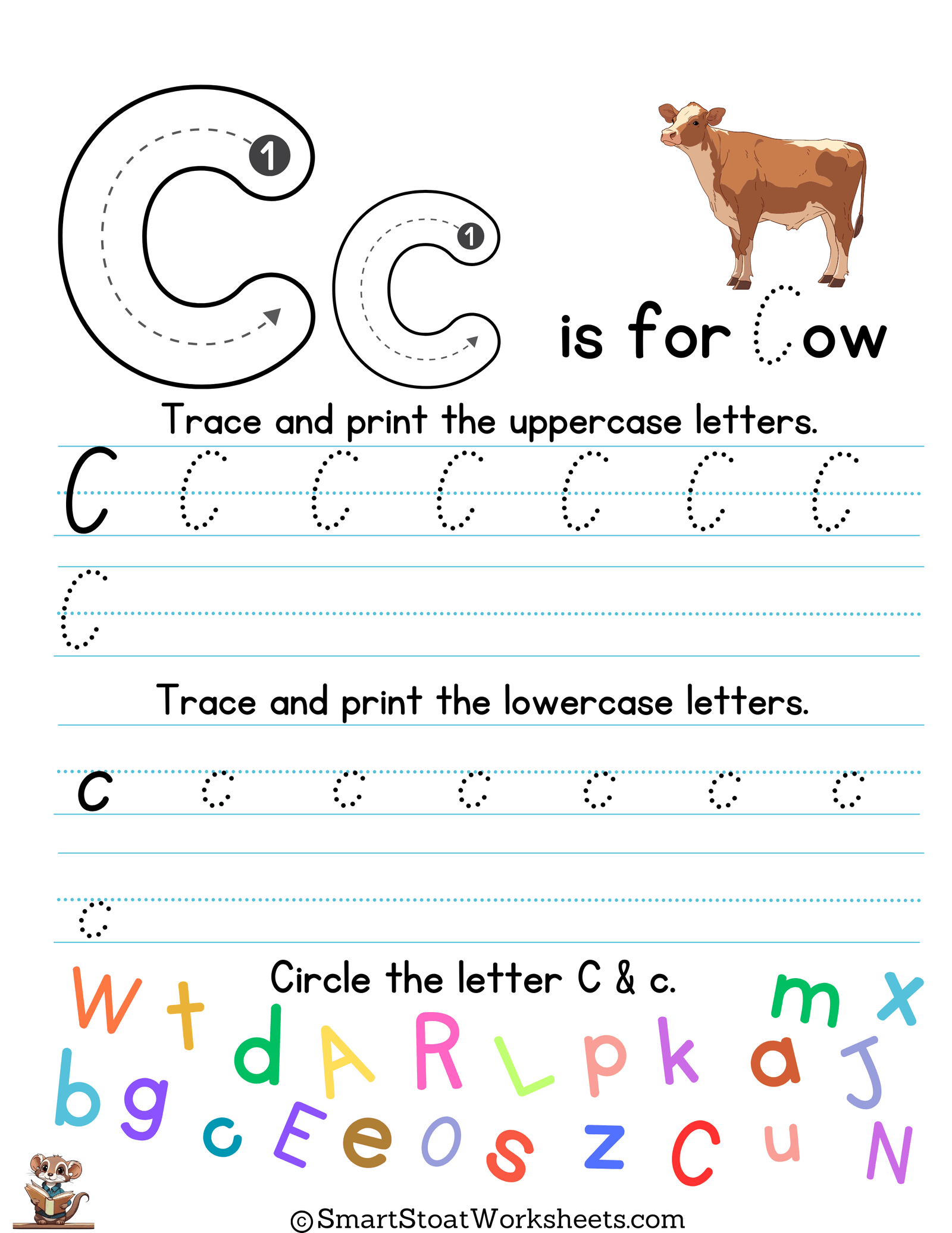 Download Print Letter C For Free