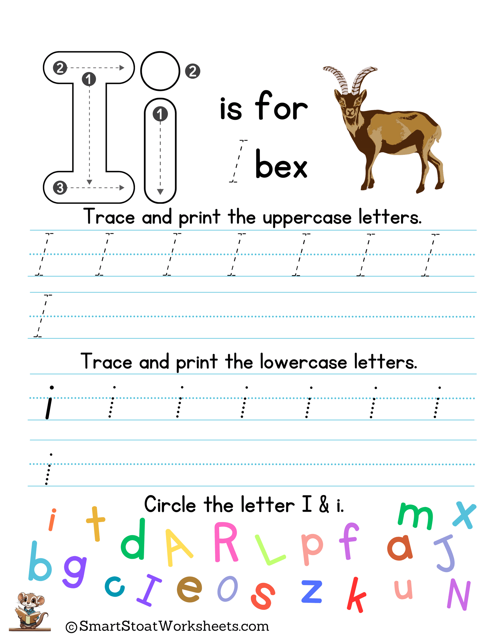 Printing Letters Of The Alphabet I