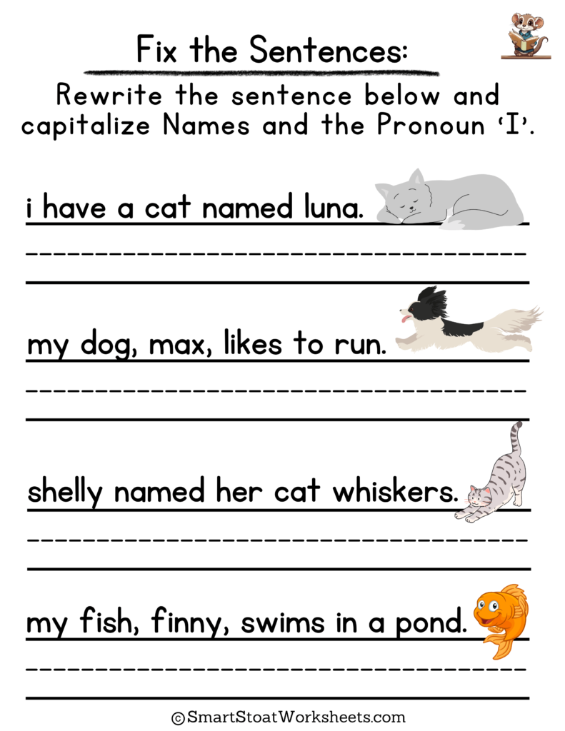 pronouns worksheets