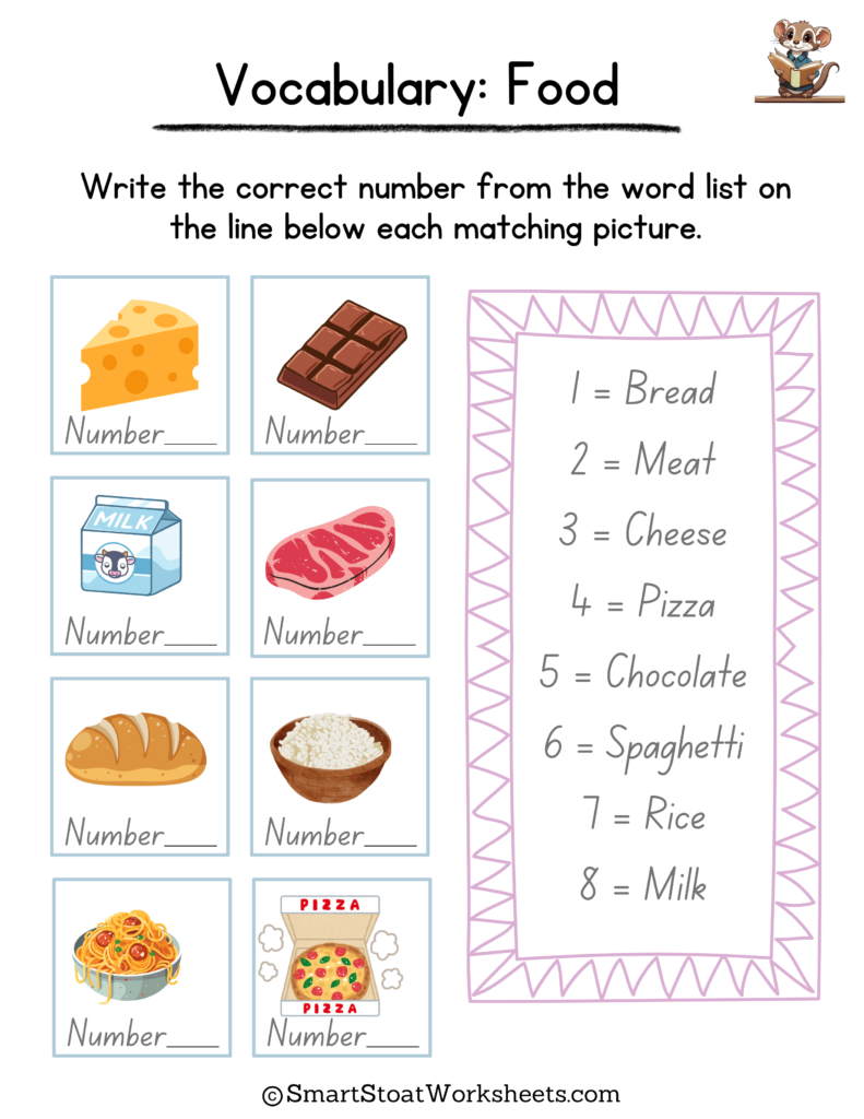 food vocabulary