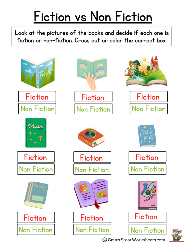 fact vs fiction worksheets