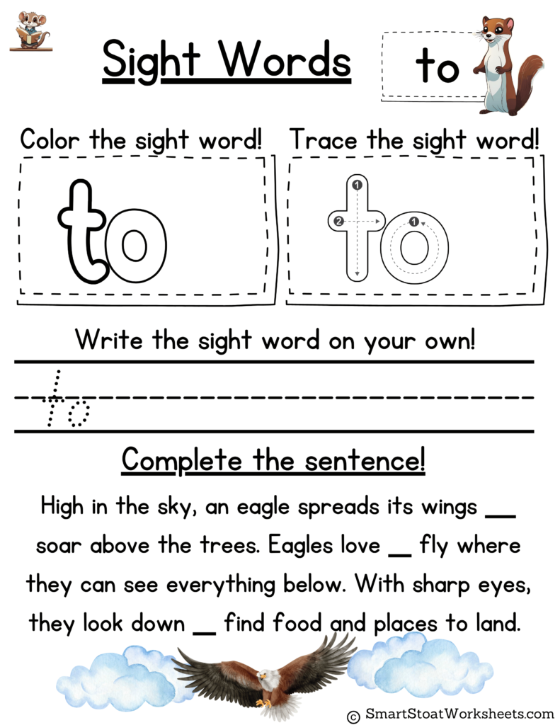 prek sight words worksheet (2)