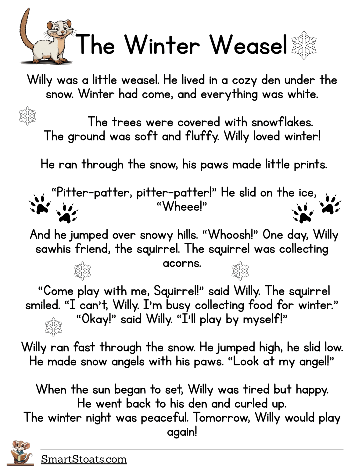 short-stories-for-first-graders-1st-grade-reading-worksheets